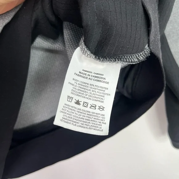 NIKE DRI- FIT Black and Gray Performance Hoodie Size Small - Picture 7 of 8